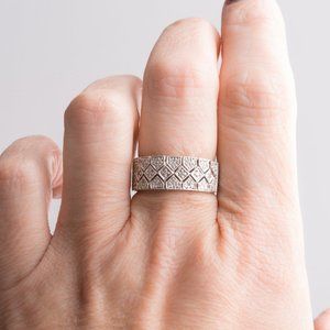 1/2ct Diamond Ring set is 14k White Gold